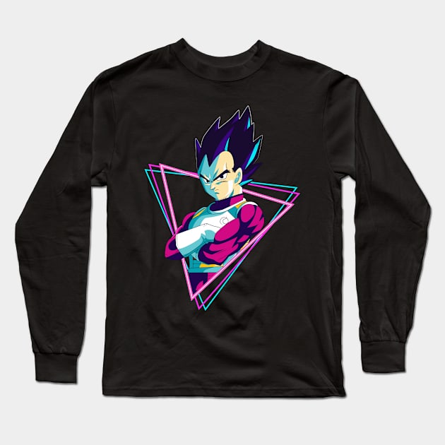 vegeta | retro Long Sleeve T-Shirt by mounier